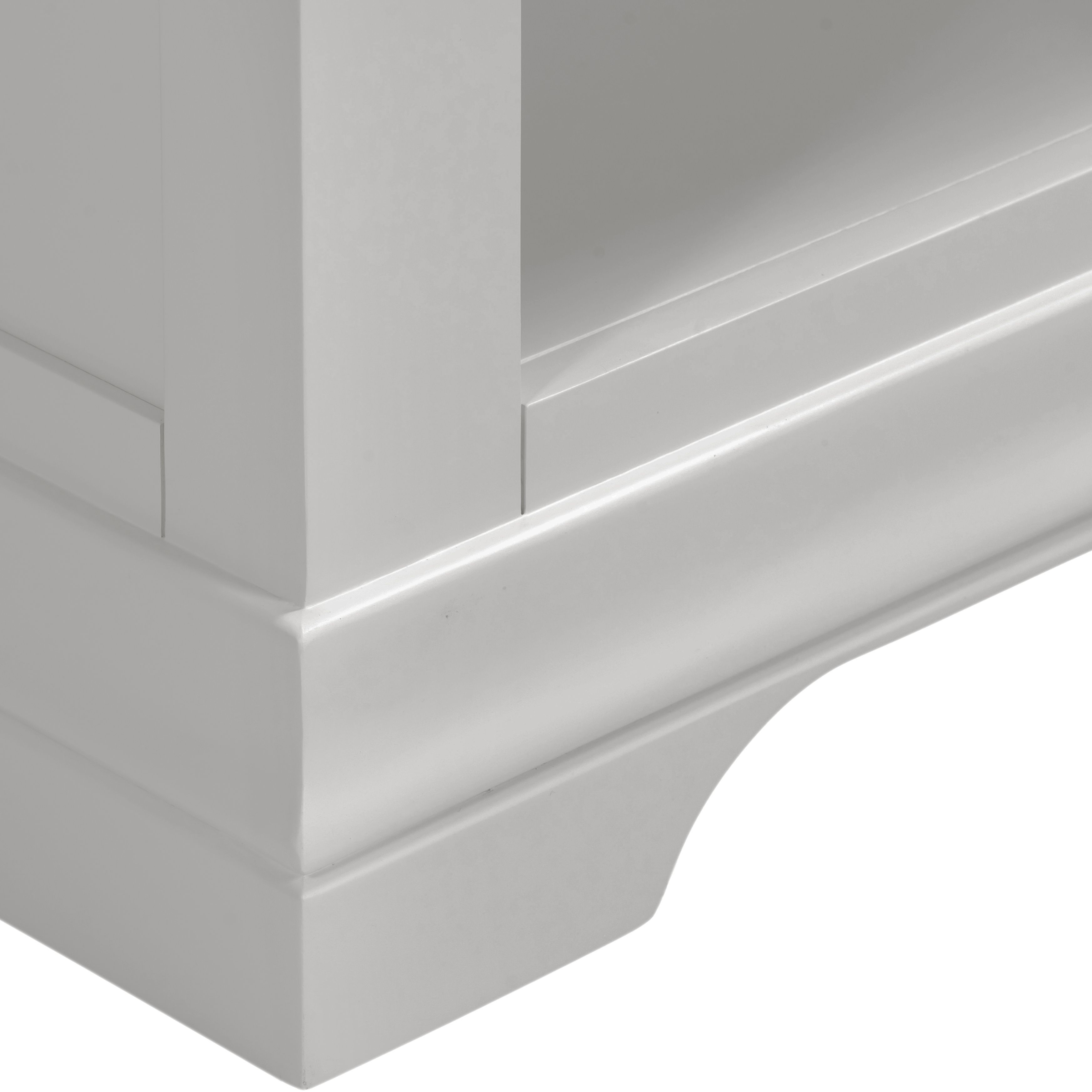Seconique Bordeaux Bookcase (Fully Assembled) in Light Grey 6