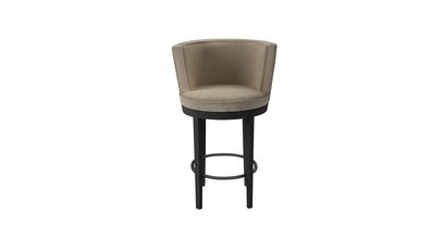 Margaux Bar Stool in Cashew Baylee Viscose Linen - sofa.com
