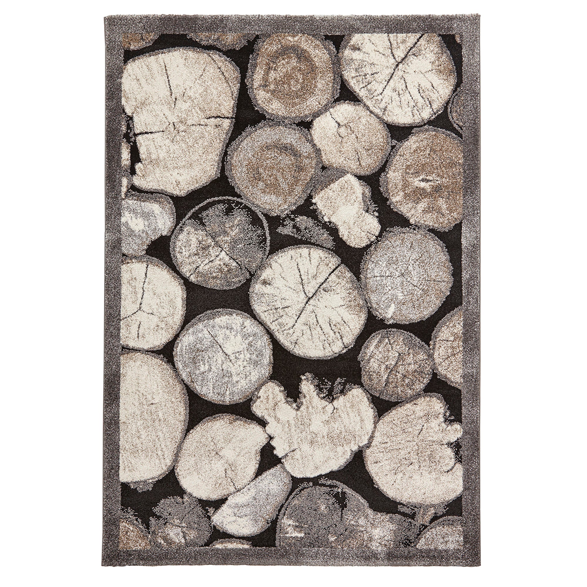 Cream and Grey Woodland 4626 Rug