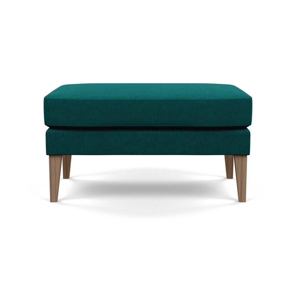 Heal's Richmond Ottoman Brushed Cotton Pine Tinted Ash Feet