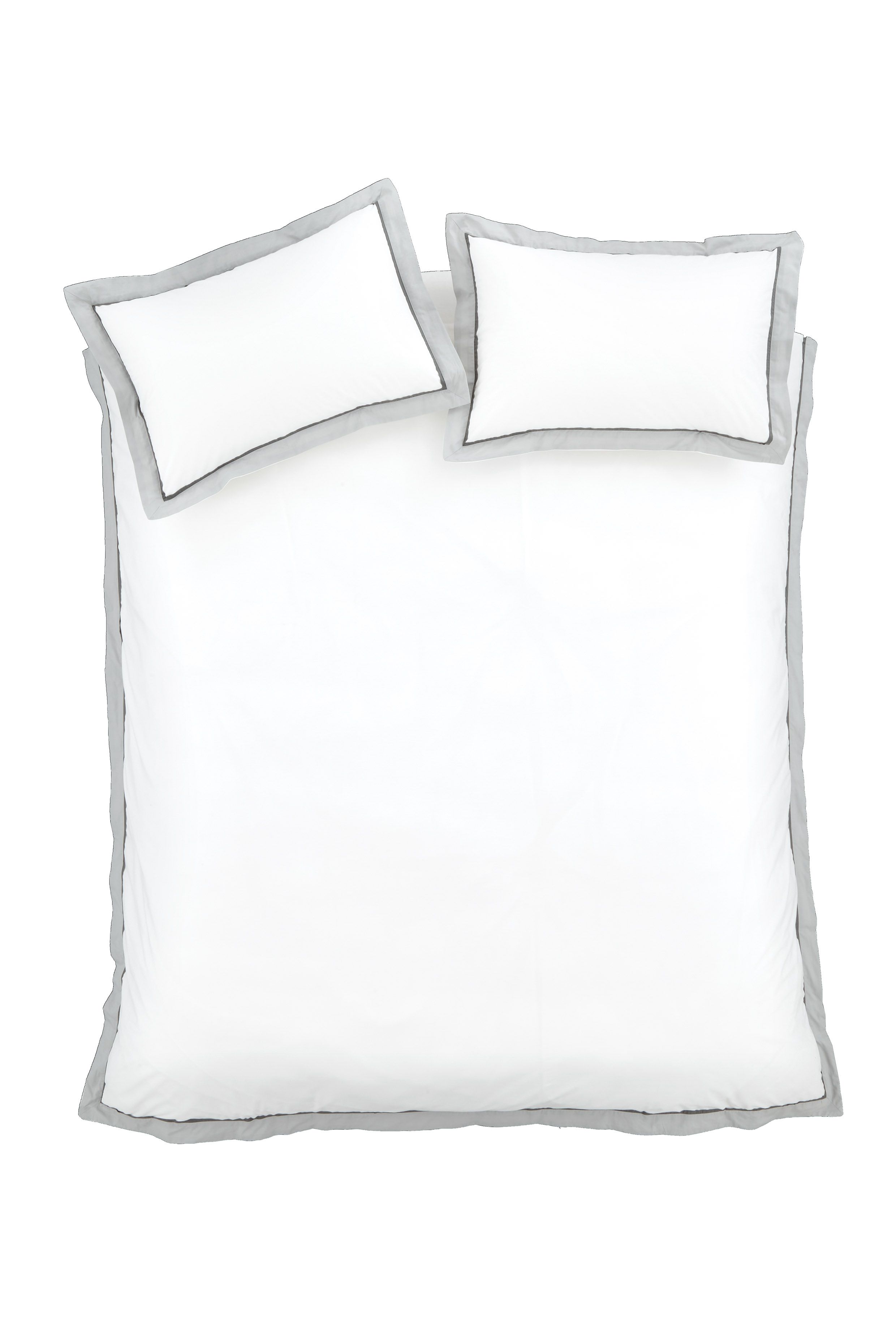 Bianca 'Mayfair' 200 Thread Count Cotton Duvet Cover Set in White 5