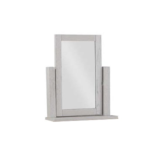 Tertia Dressing Mirror With Stone Painted Frame