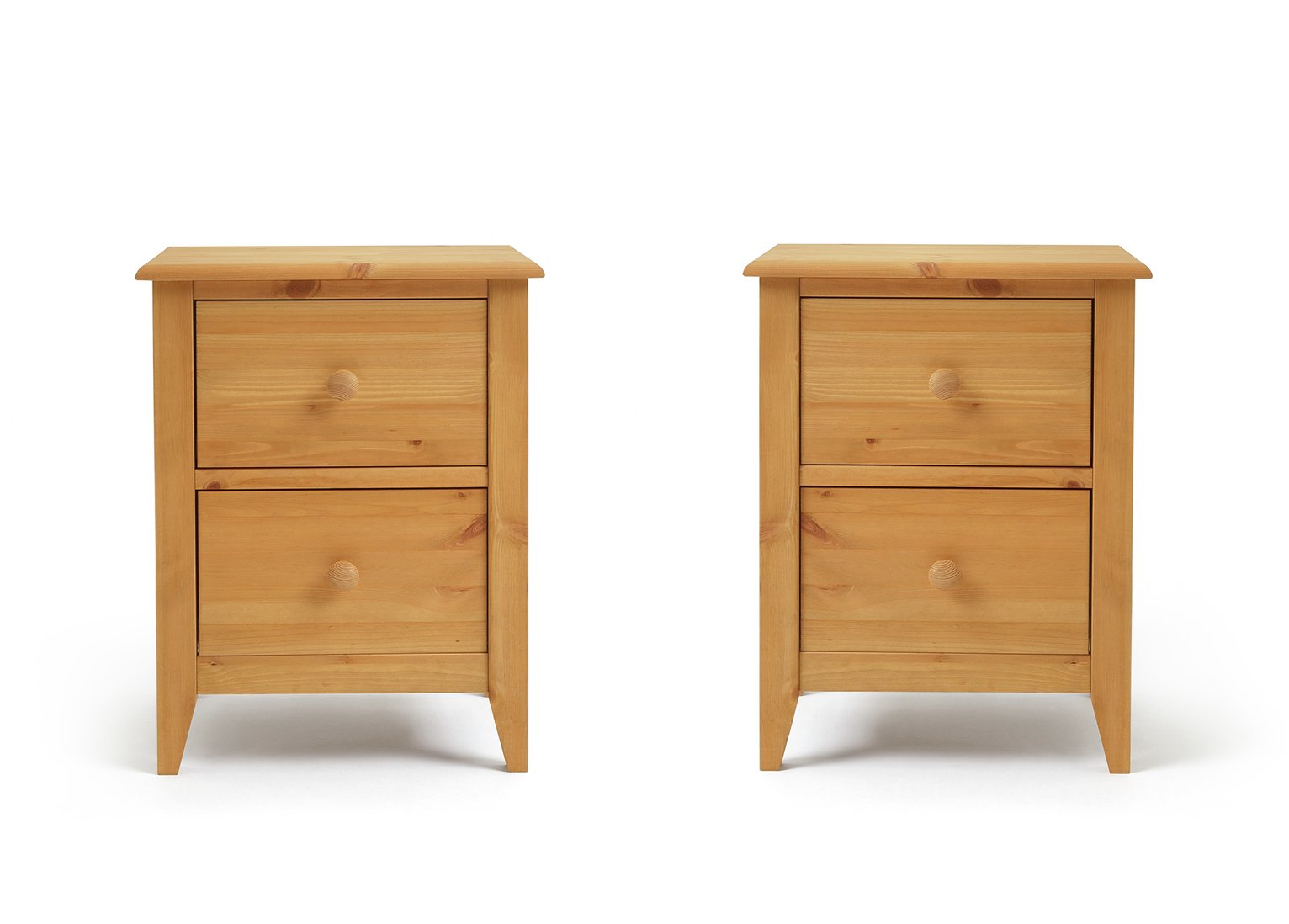 Colorado 2 Bedside Tables Set - Pine