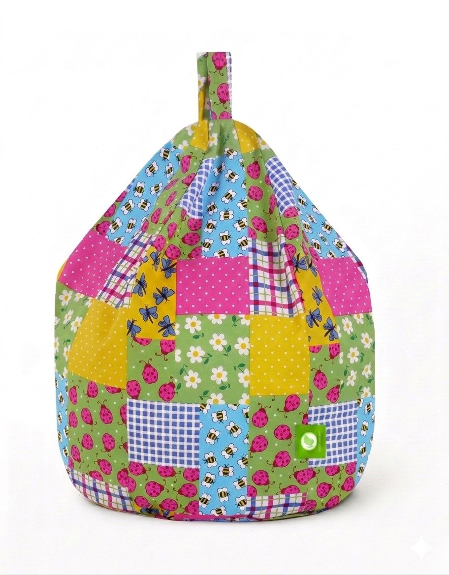 Bean Lazy Cotton Patchwork Ladybird Bean Bag Child Size