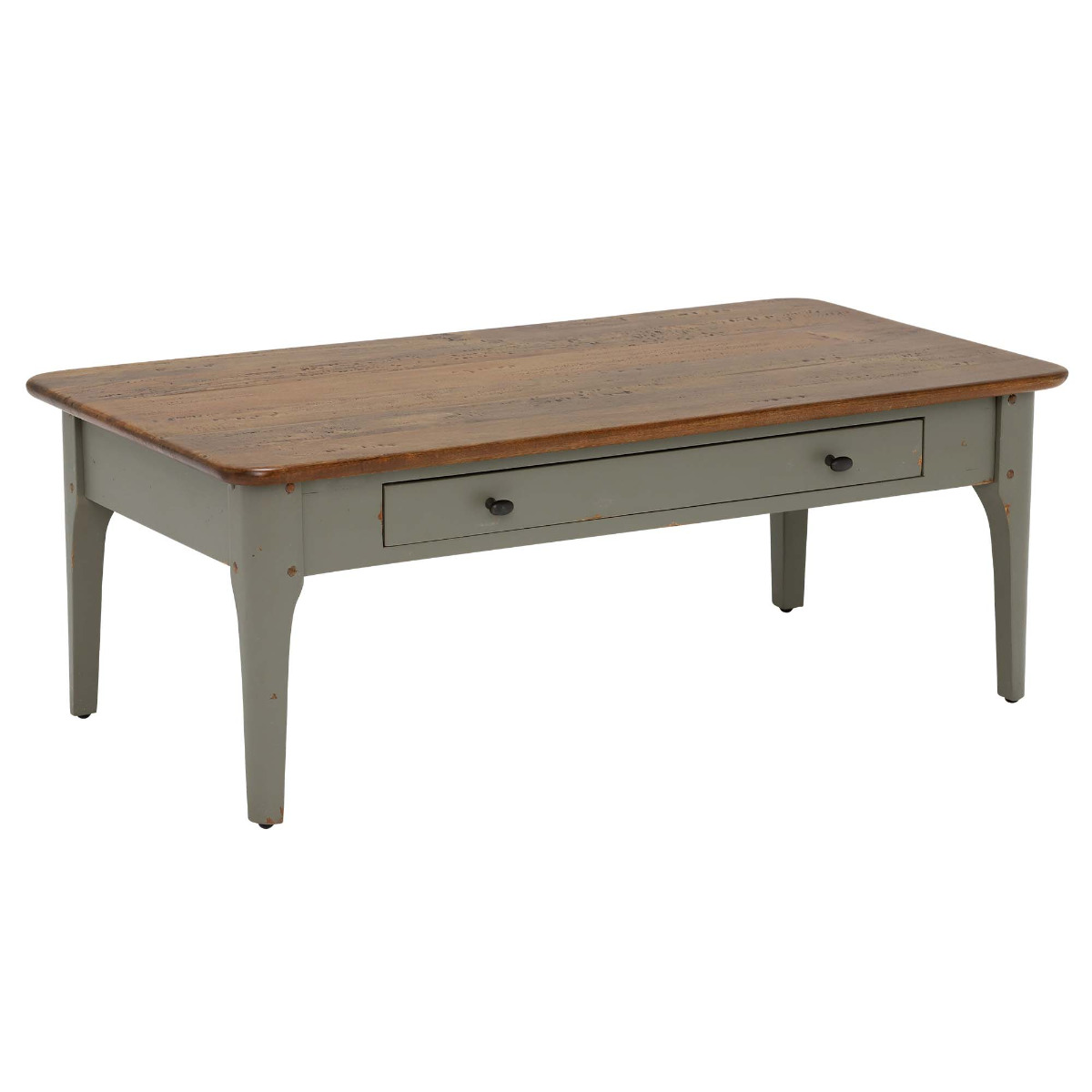 Maison 1 Drawer Coffee Table, Albany and Moss Grey