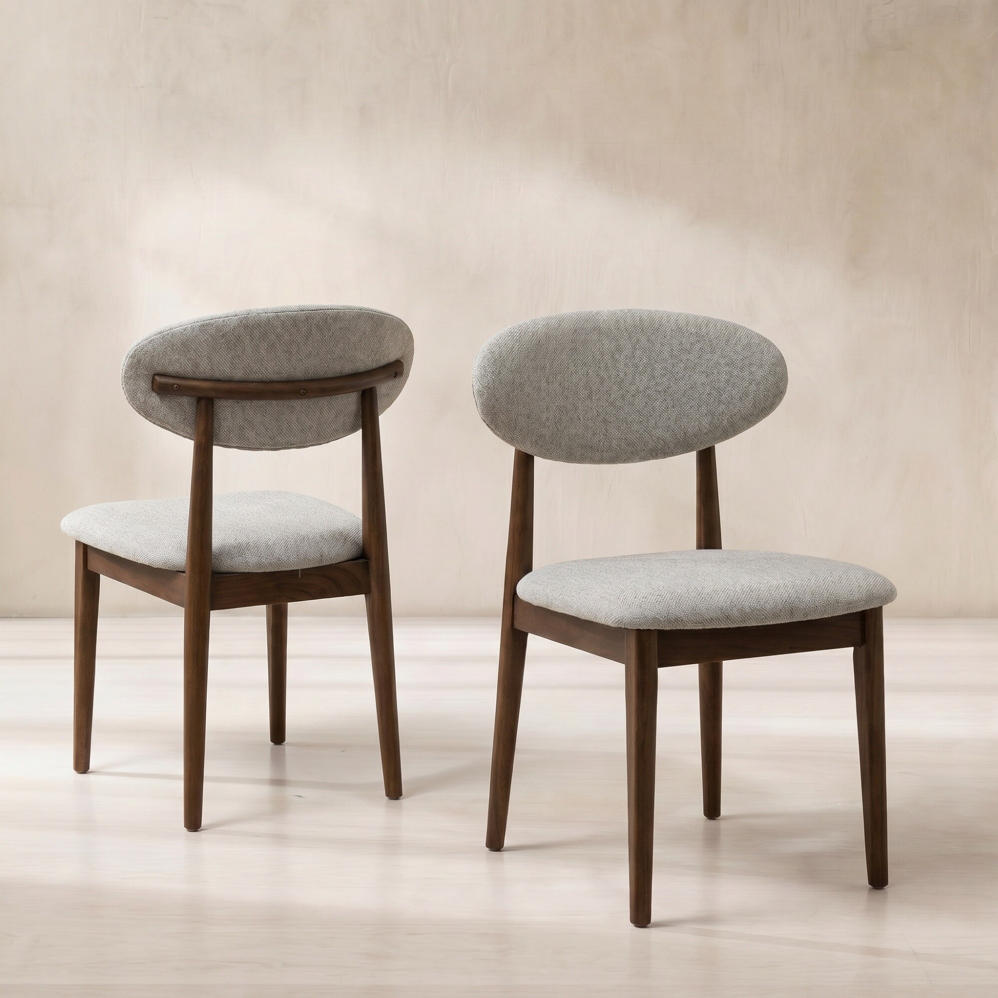 Laroque Dining Chair, Grey Fabric | Barker & Stonehouse