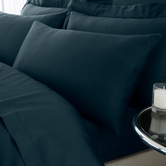 Hotel 230 Thread Count 100% Cotton Sateen Standard Pillowcase Pair