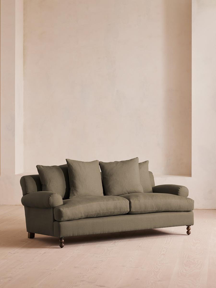 Audrey Two Seater, Sofa, Linen, Sage