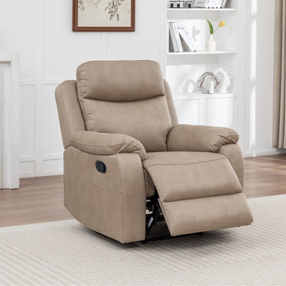 Aviemore Faux Leather Manual Reclining Chair