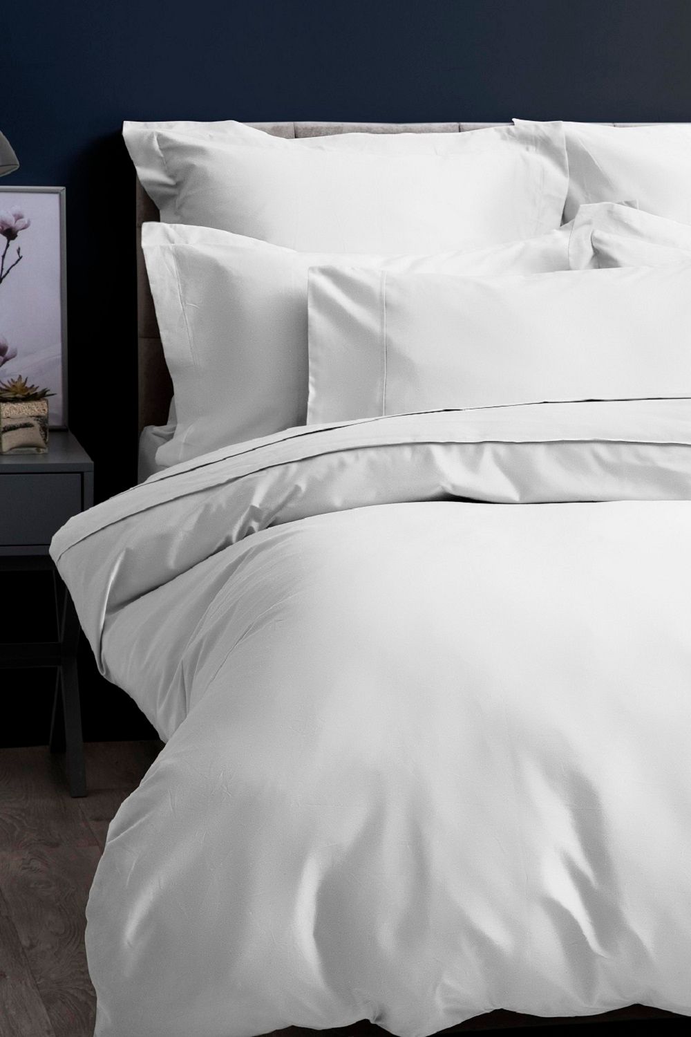 Belledorm Pima Cotton Sateen 450 Thread Count Duvet Cover in White