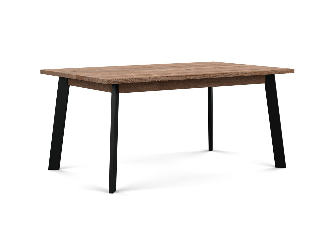 Heal's Nova Extending Dining Table Smoked Oiled Oak L160 + 50cm x2