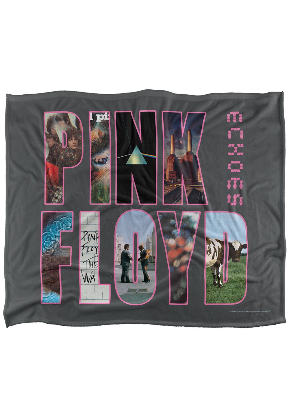 Pink Floyd Covers Silky Touch Super Soft Throw Blanket 152 X 127 cm in White