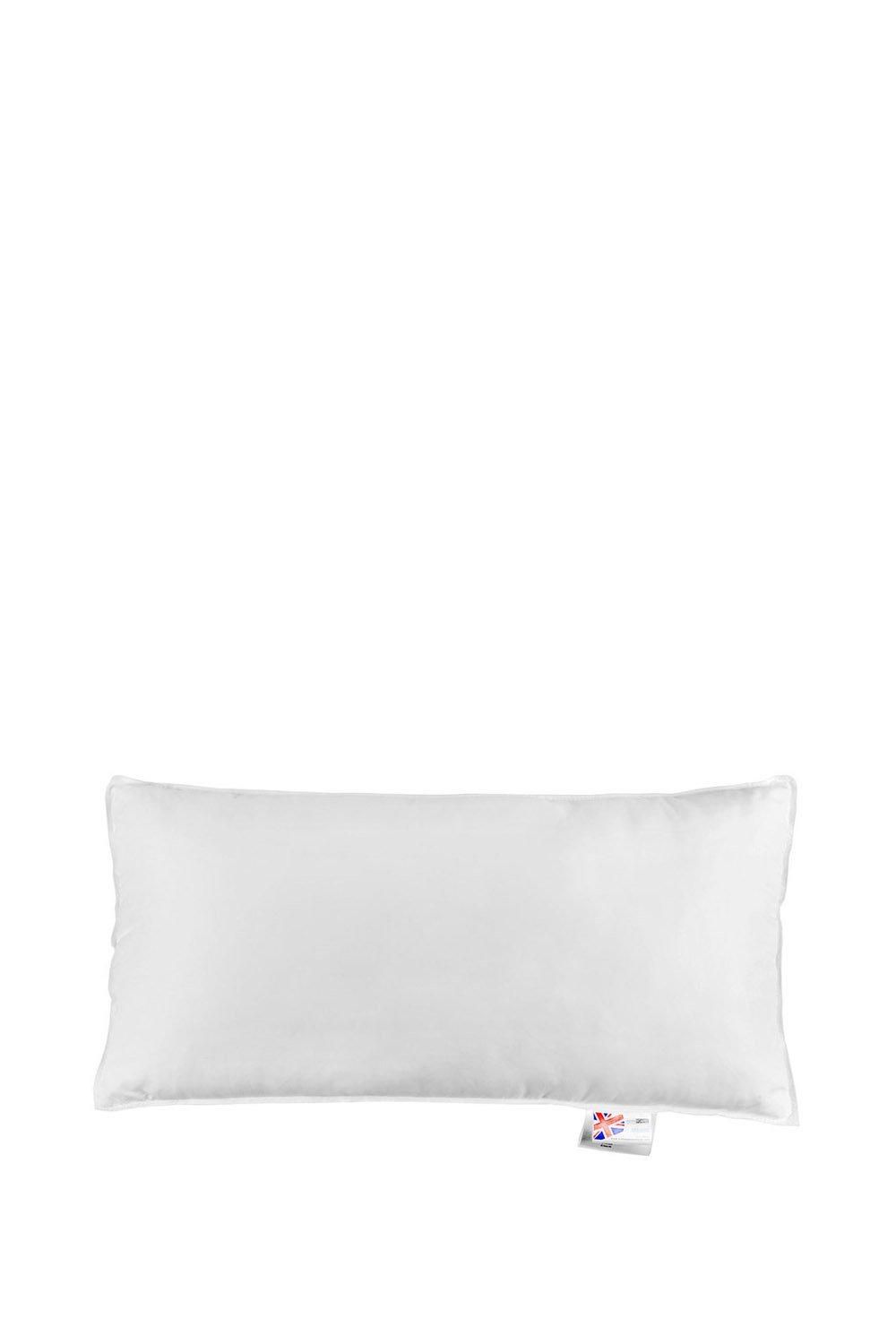Homescapes Microfibre Euro Continental Pillow Pair - 40cm x 80cm (16"x32") in White