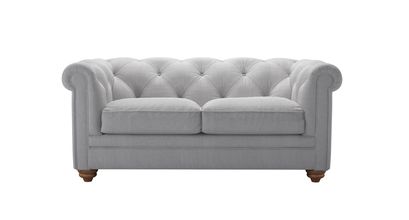 Patrick 2 Seat Sofabed in Cobble Brushed Linen Cotton - sofa.com
