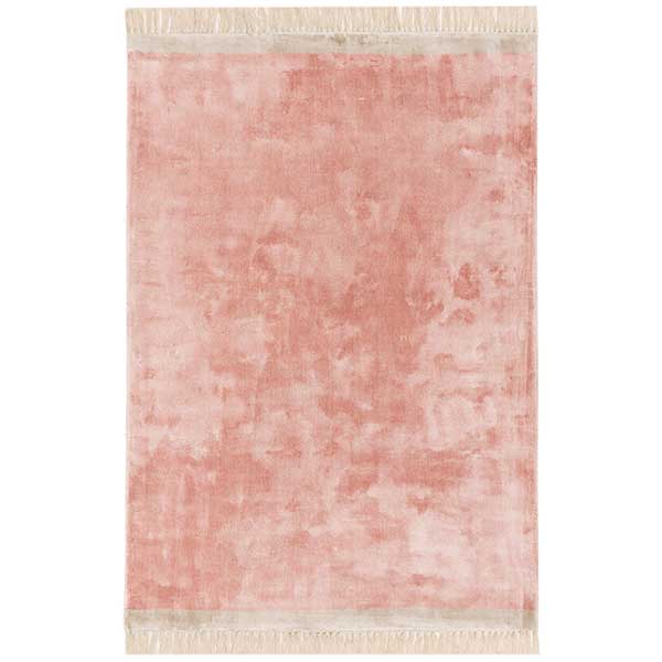 Elgin Rug  Pink and Silver