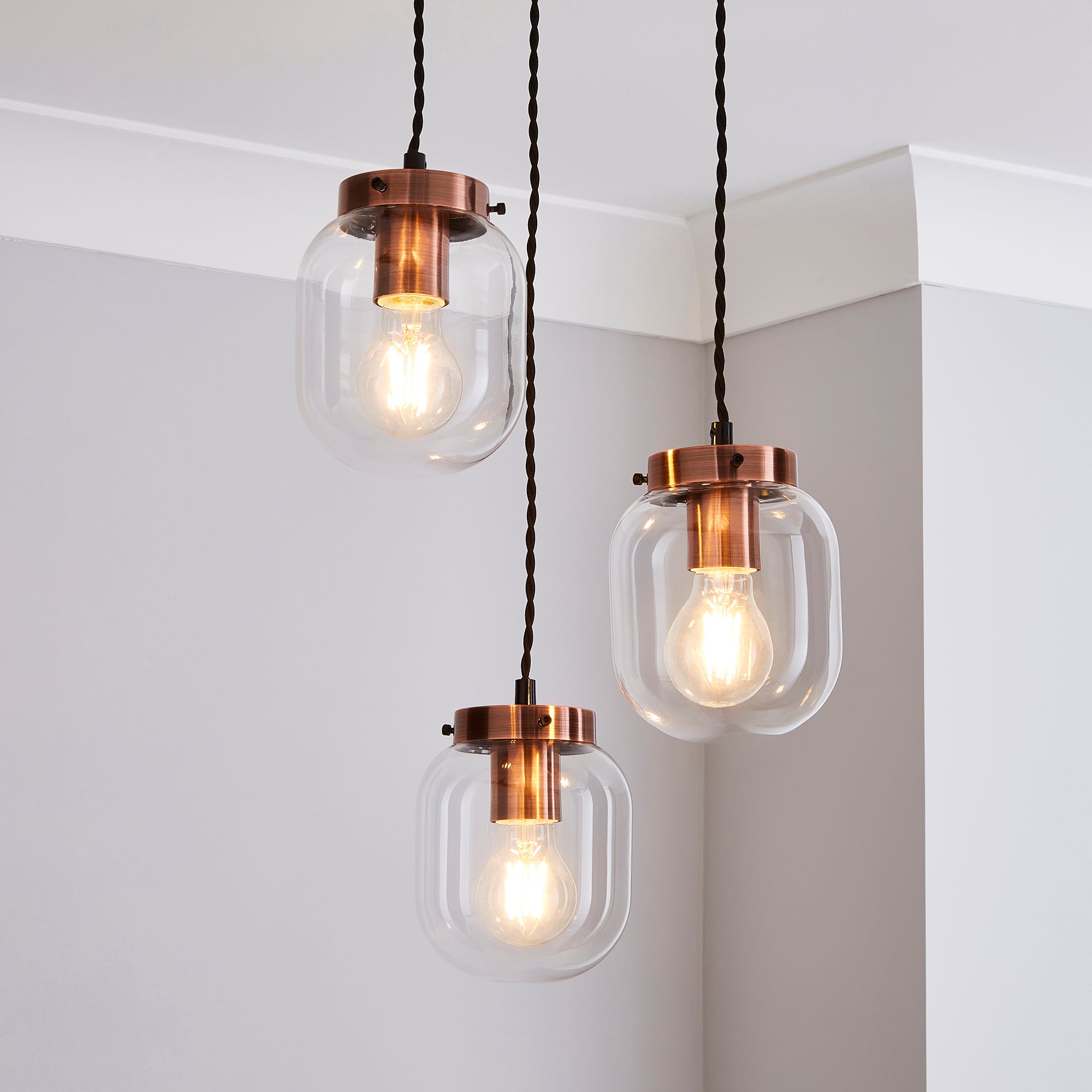 Dayo Cluster Ceiling Fitting Clear