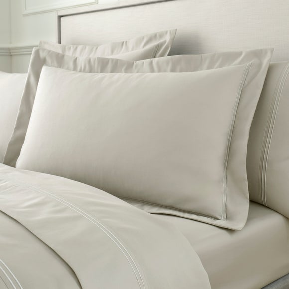 Dorma Egyptian Cotton Sateen 1200 Thread Count Oxford Pillowcase