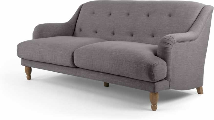 Ariana 3 Seater Sofa, Graphite Grey