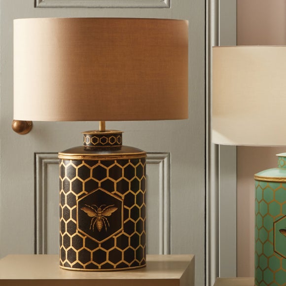 Pacific Lifestyle Honeycomb Table Lamp Black