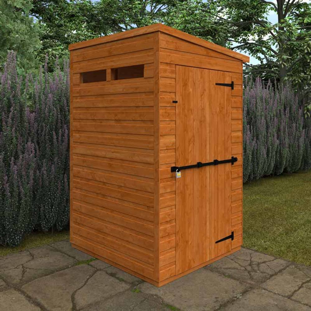 Buttercup Farm 4x4 Flex Pent Security 12mm Flex - L123.8 x W115 x H203 cm in Burnt Orange 2