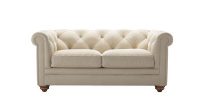 Patrick 2 Seat Sofabed in Moon Smart Cotton - sofa.com