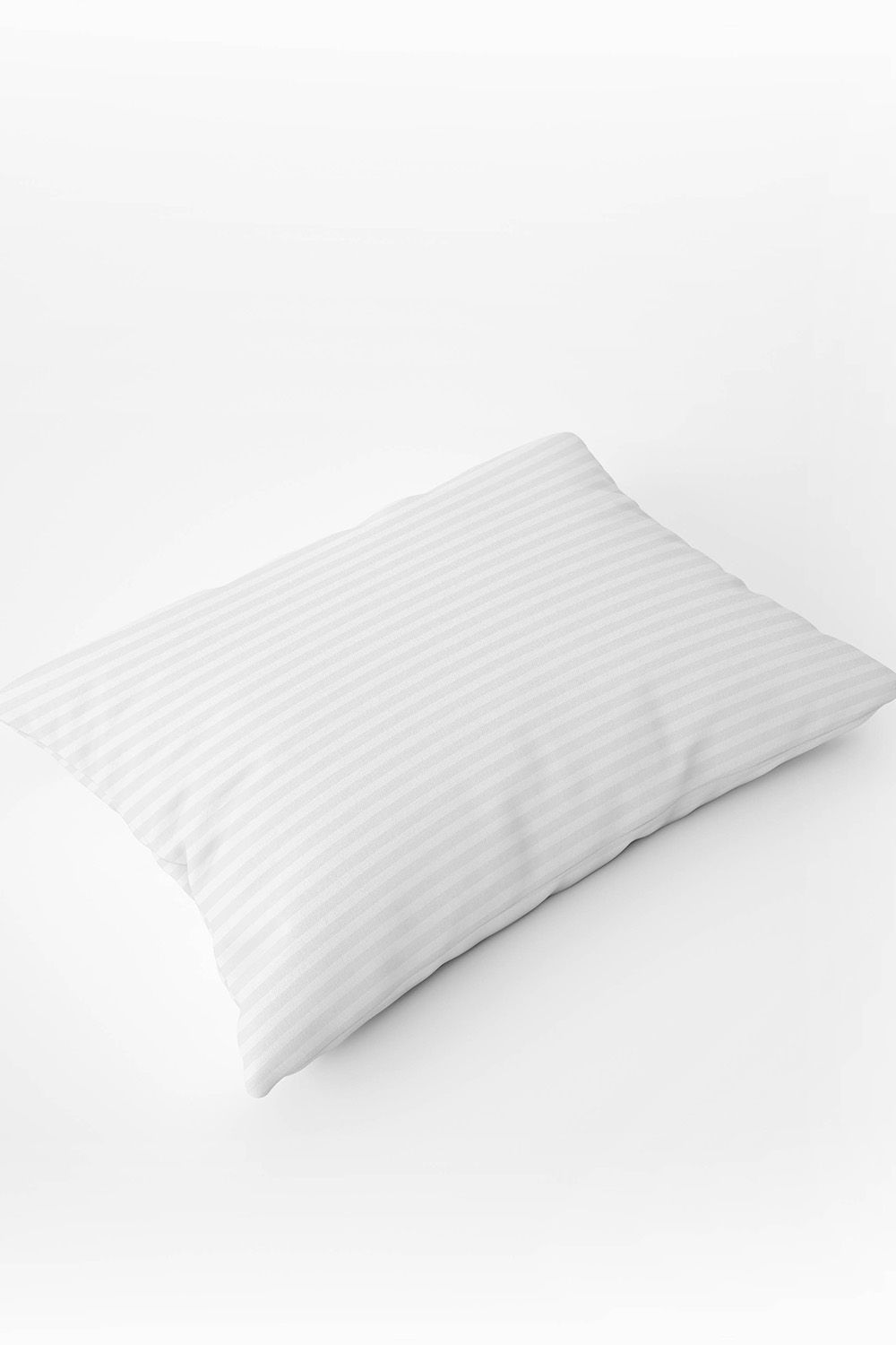 Belledorm Hotel Suite Satin Stripe 540 Thread Count Housewife Pillowcase in White