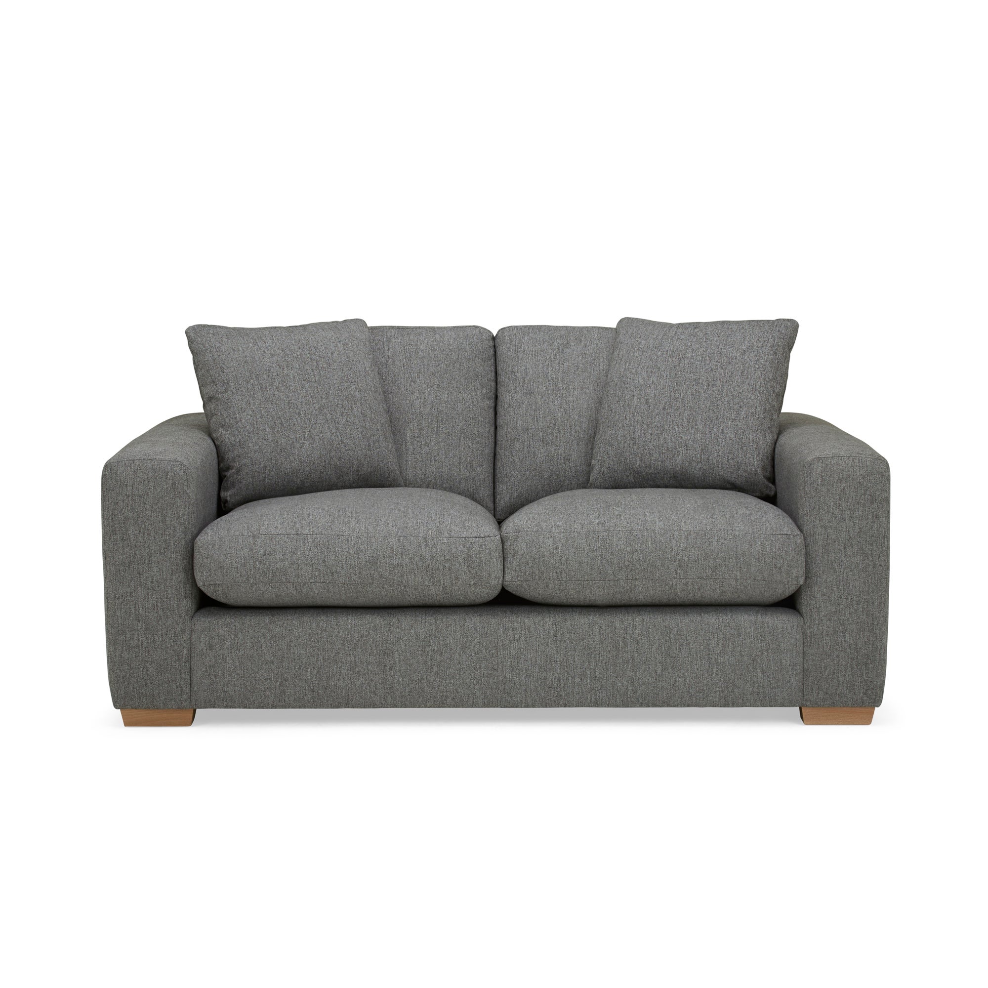 Porto Fabric 2 Seat Sofa - Dark Grey Dark Grey