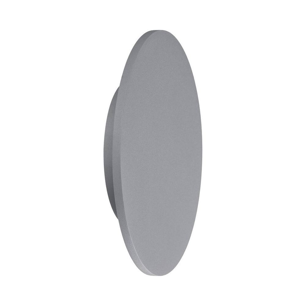 Netlighting Fusion Wall Light 27cm Round 16W LED 3000K 1260lm Silver Paint