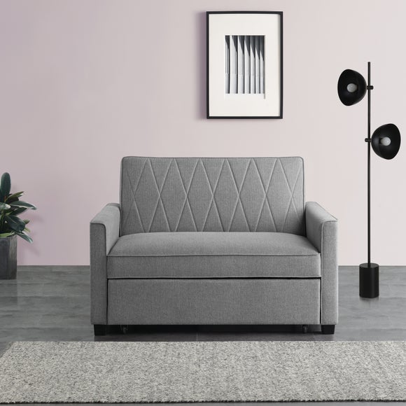 Serviya Fabric Compact Double Sofa Bed 2