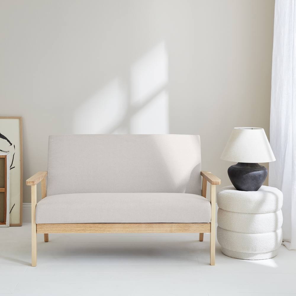 sweeek Scandi-style 2-seater Sofa in Beige