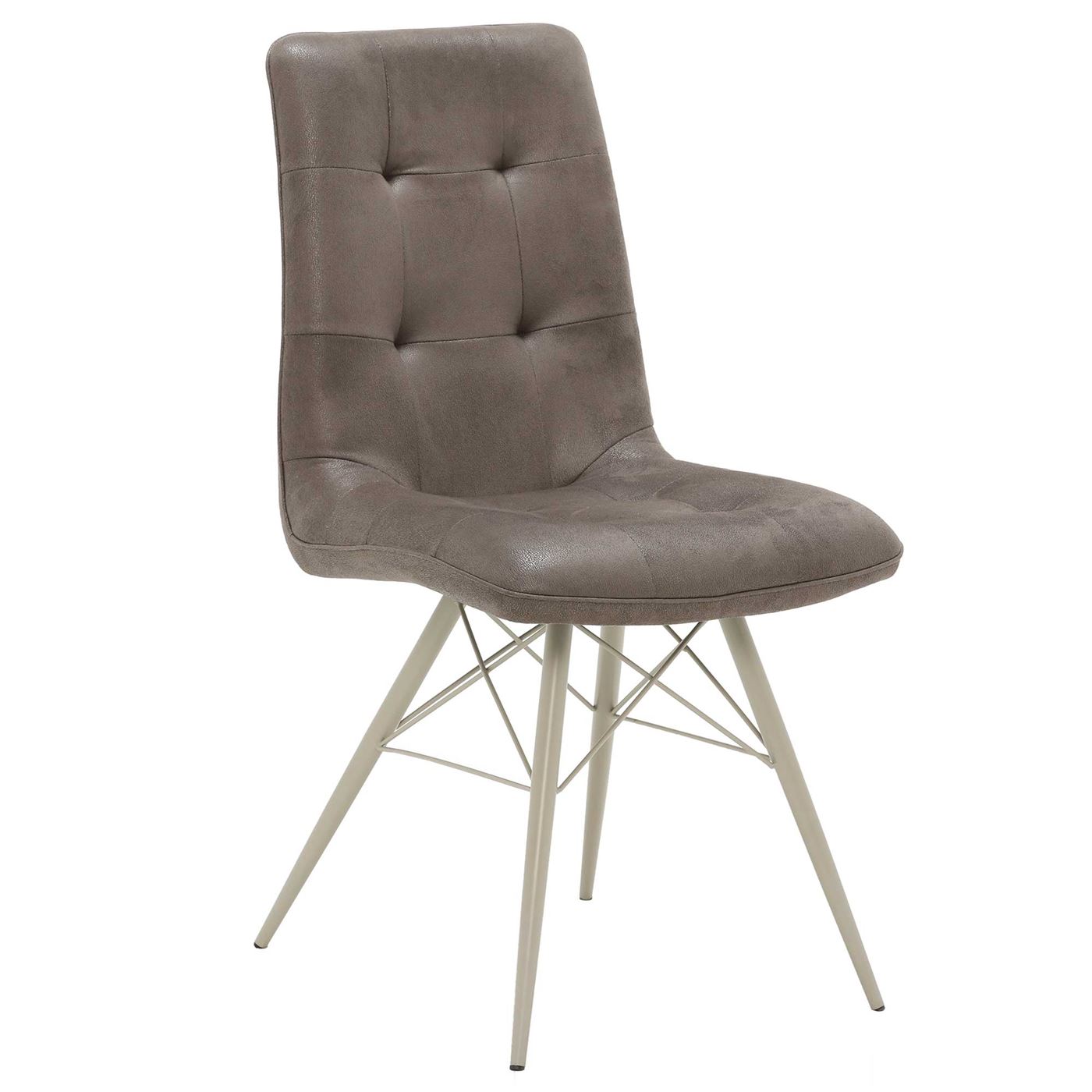 Hix Upholstered Dining Chair, Grey