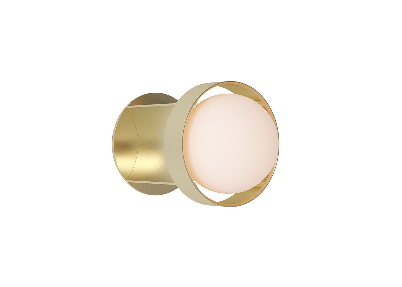 Tala Loop Wall Light Gold Small with Sphere III Bulb