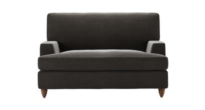 Isla Loveseat Sofabed in Battleship Grey Smart Cotton - sofa.com