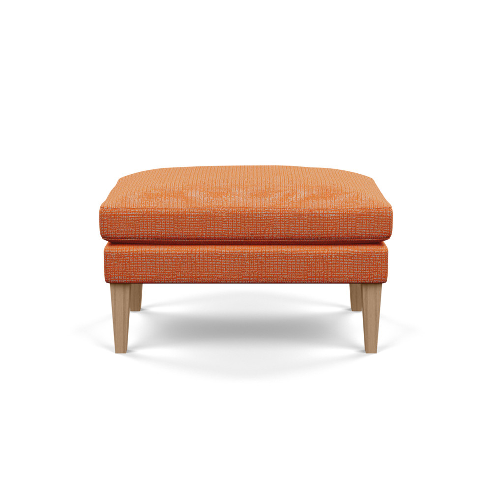 Heal's Wallis Ottoman Tejo Recycled Zinnia Tinted Ash Feet