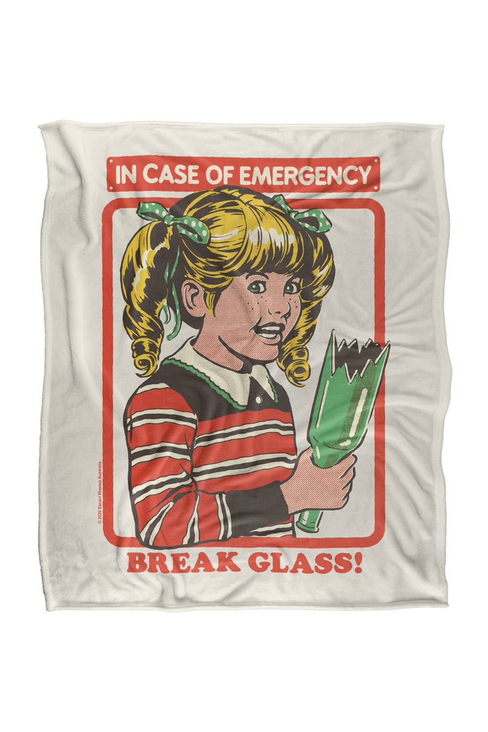 Steven Rhodes Break Glass Silky Touch Super Soft Throw Blanket