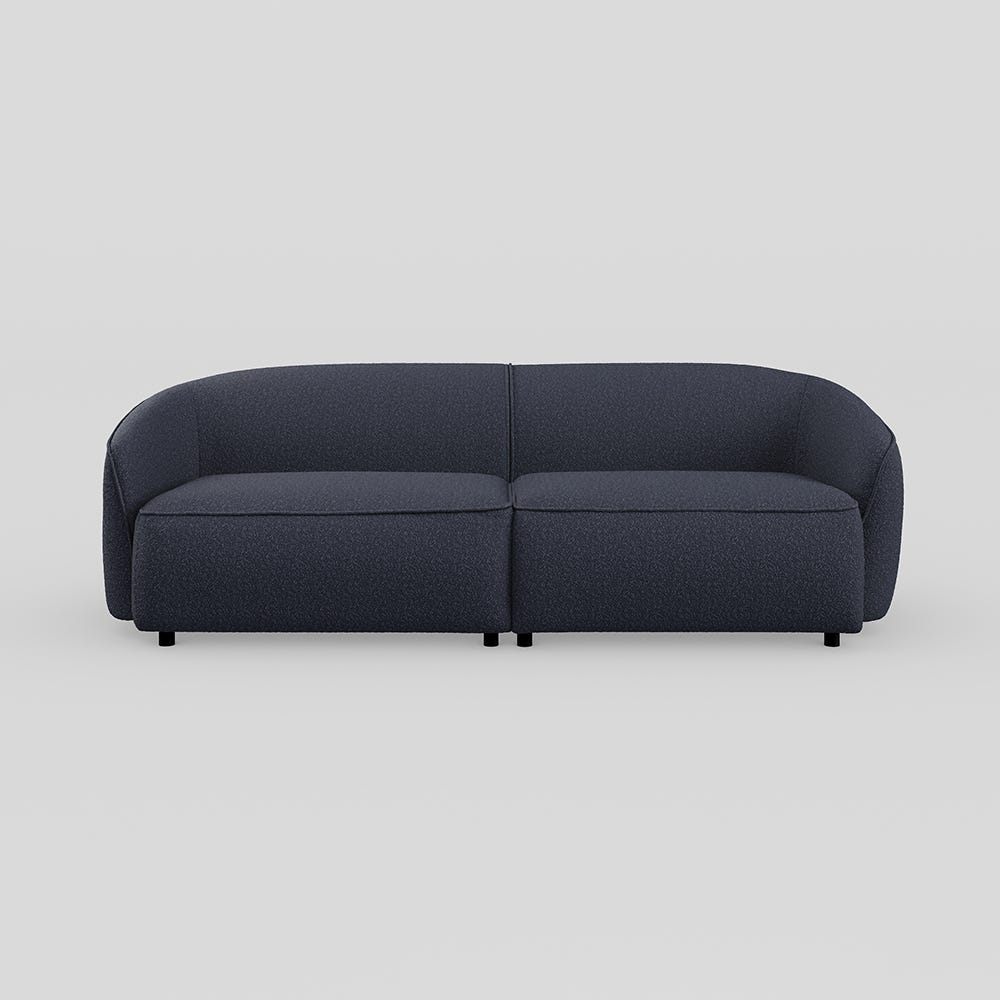 Heal's Aurelie 3 Str Sofa Boucle Indigo