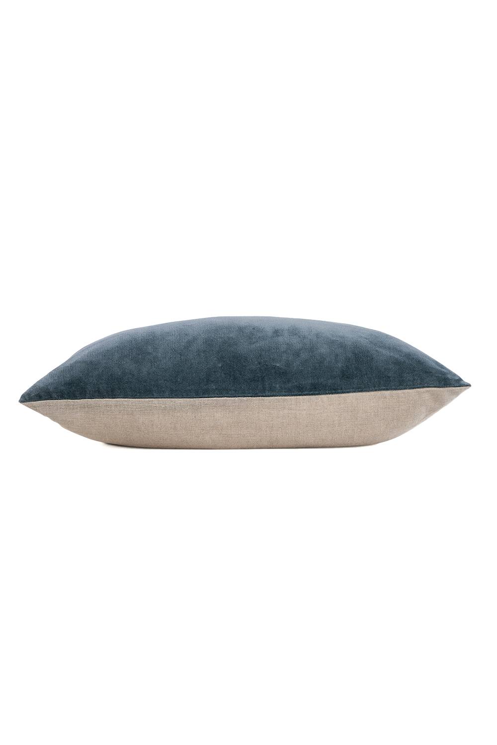 CHRISTY Luxury Filled Velvet 'Jaipur' Rectangle Cushions in Dark Navy 3