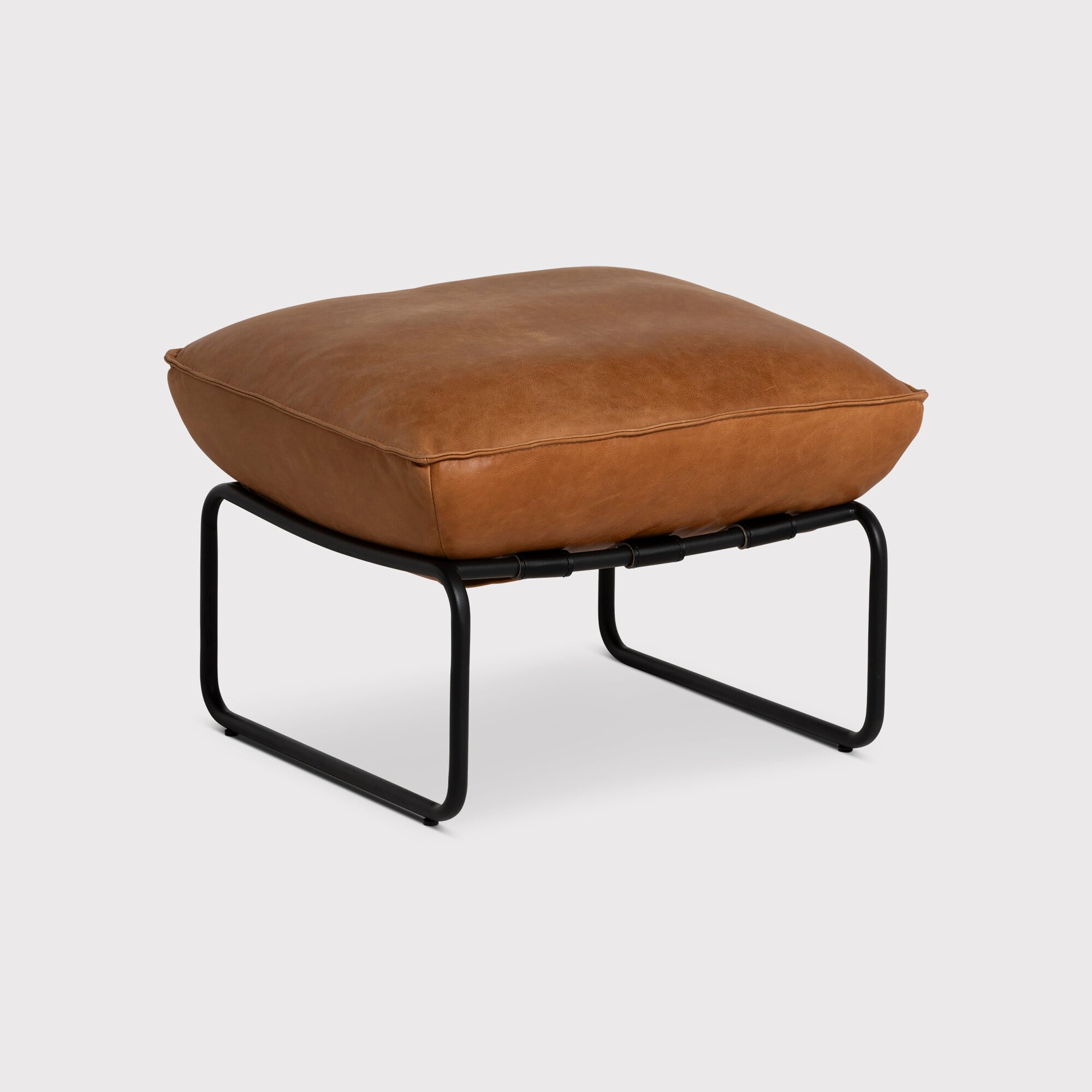 Vinci Stool, Brown Leather | Barker & Stonehouse
