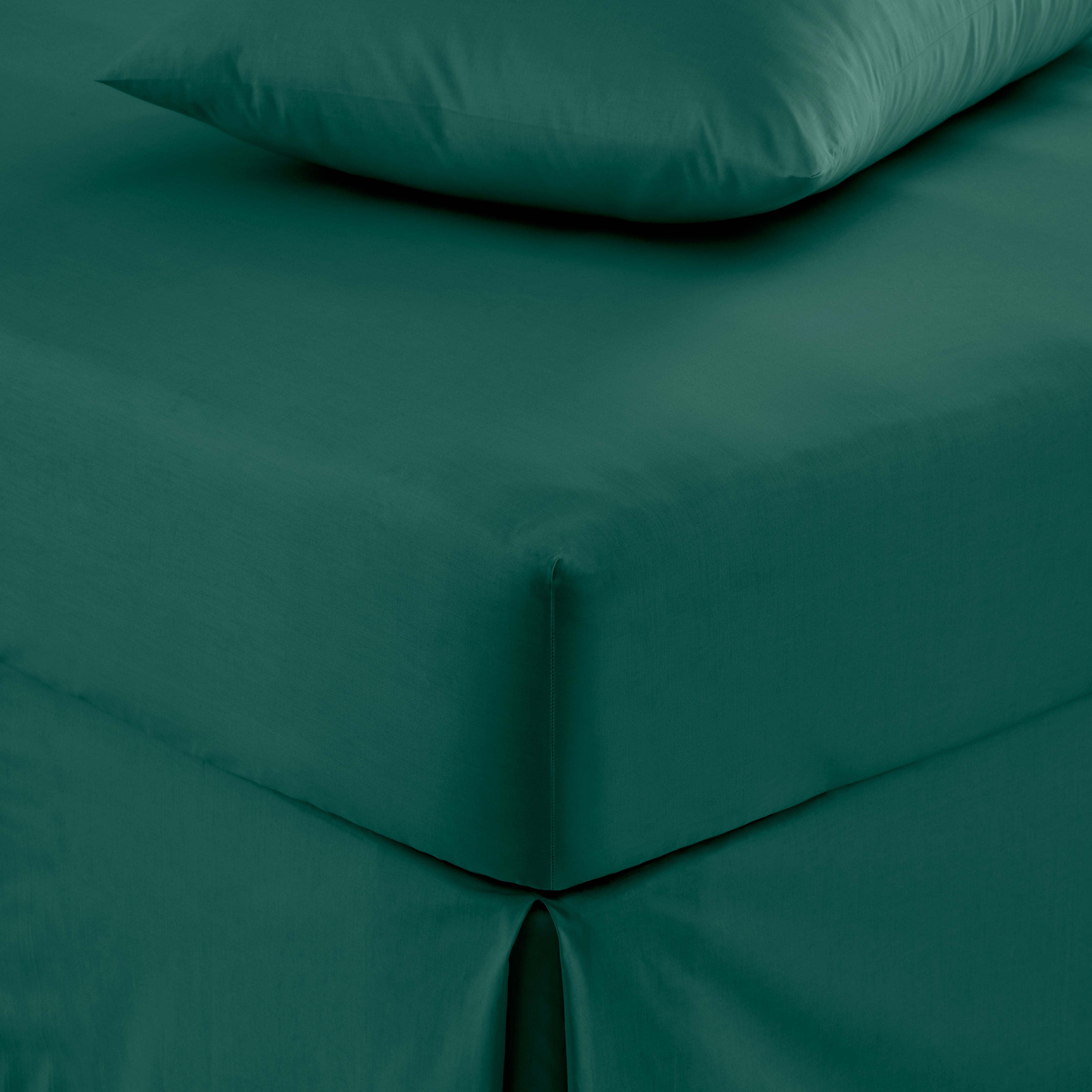 Pure Cotton Fitted Sheet Emerald