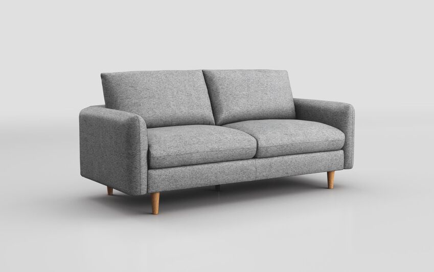 Blue Fabric Biserno 3 Seater Sofa
