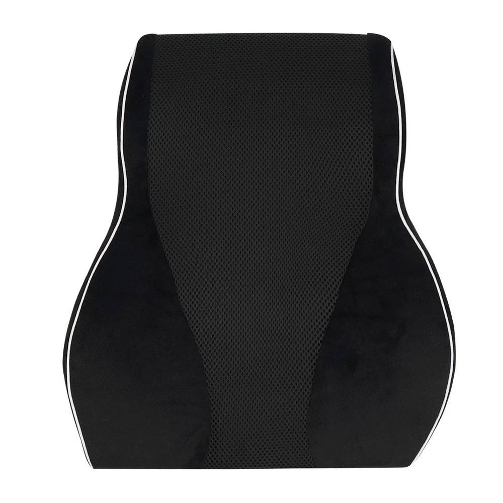 EONLION Lumbar Back Support Cushion Car Seat in Black