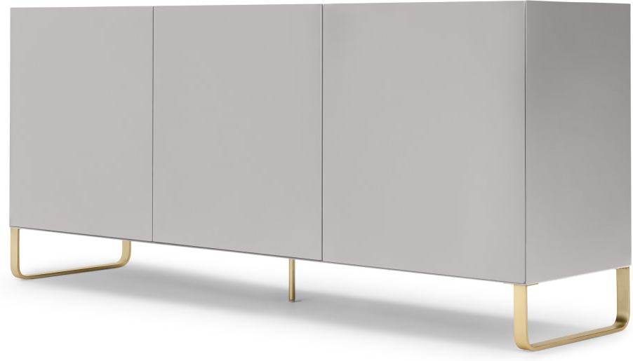 Lenny Painted Sideboard, Grey & Brass