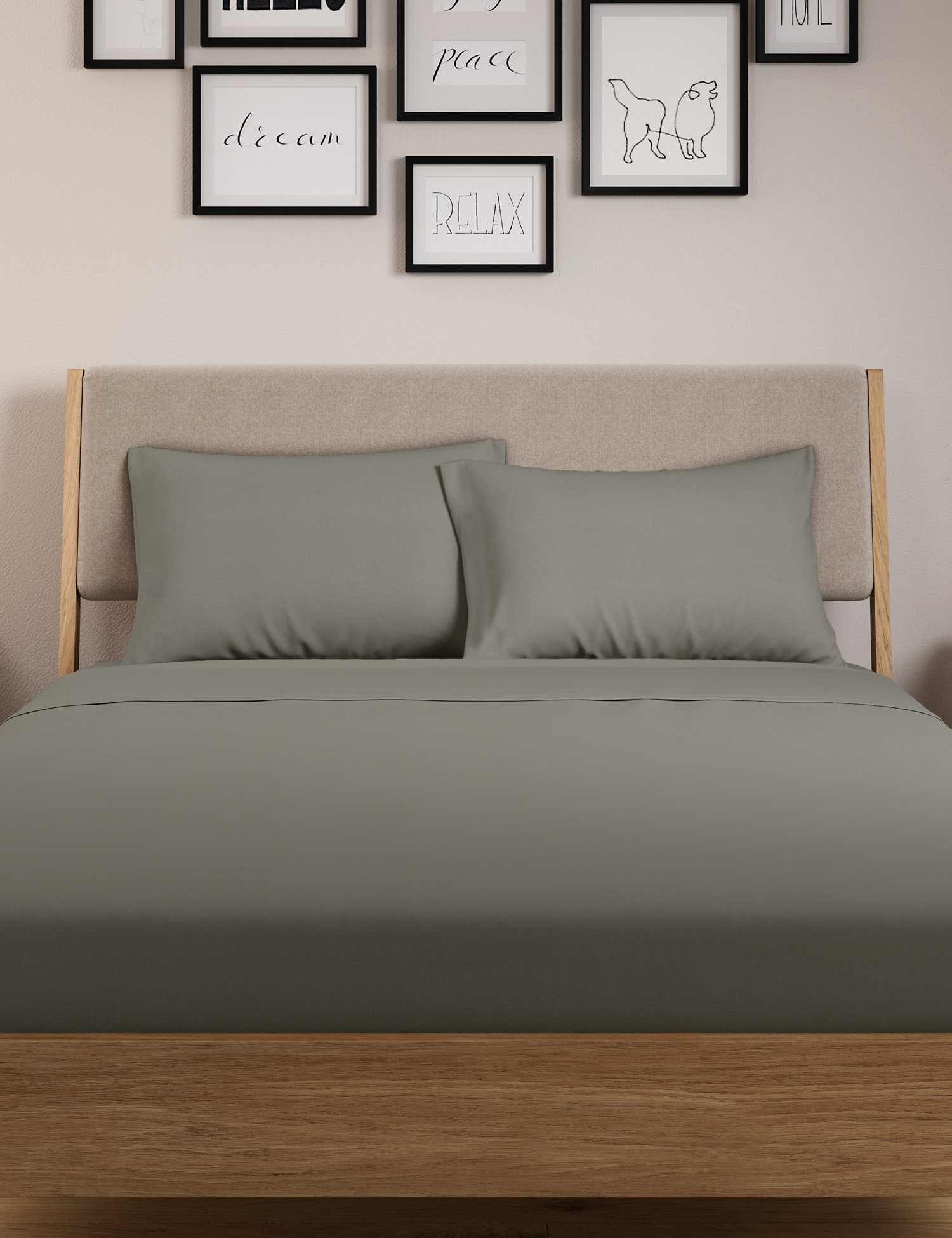 M&S 2 Pack Body Sensor™ Pure Cotton Pillowcases