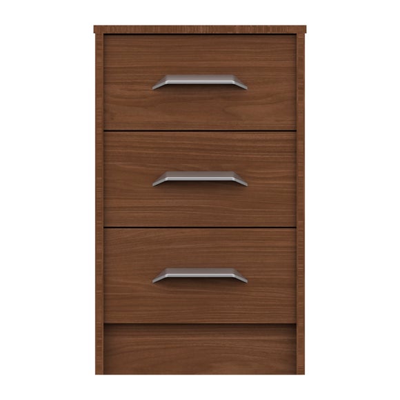 Florine 3 Drawer Bedside Table