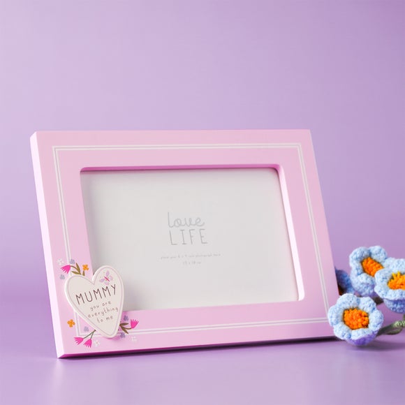 Love Life Mummy Heart Photo Frame