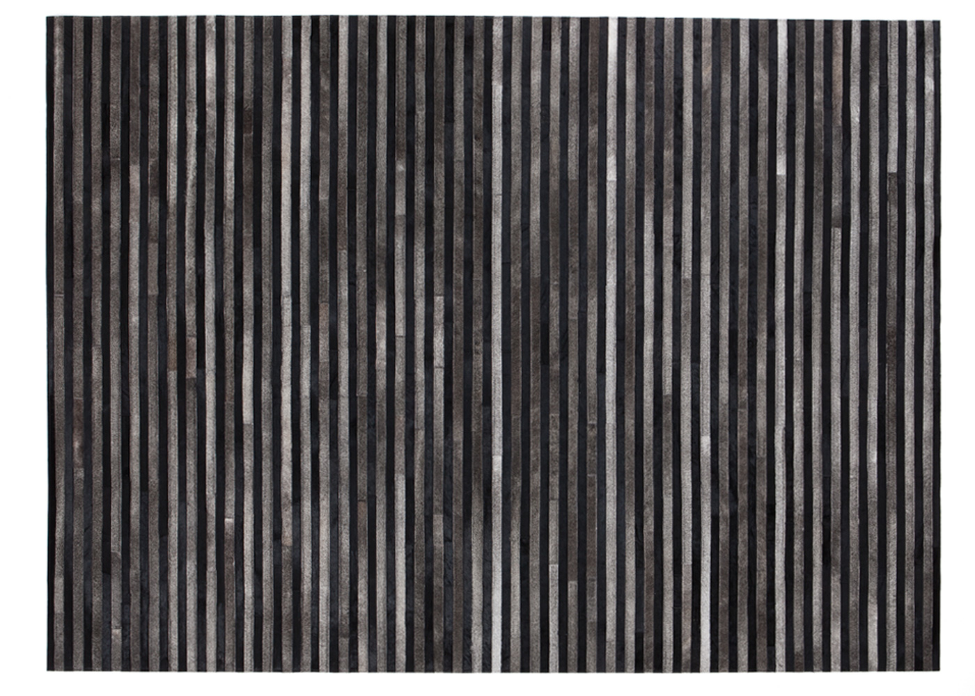 Linie Design Channel Hide Rug Granite 140 x 200cm