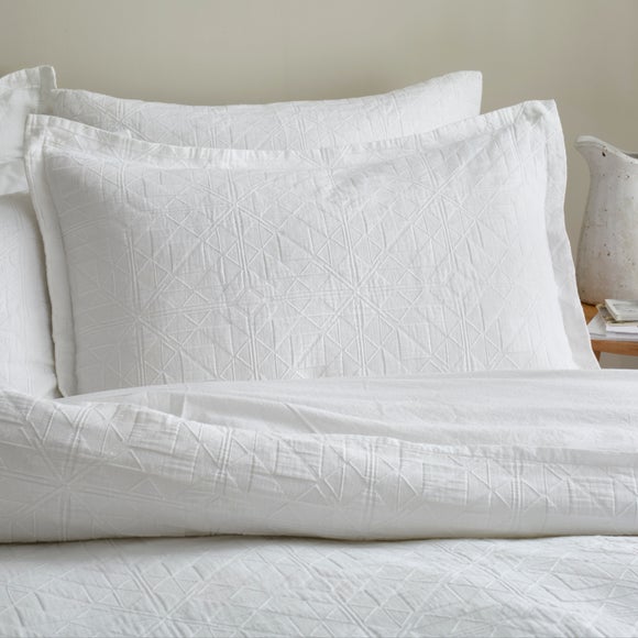Geo Matalasse Jacquard 100% Cotton Oxford Pillowcase