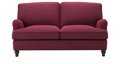 Bluebell 2 Seat Sofabed in Boysenberry Brushed Linen Cotton - sofa.com