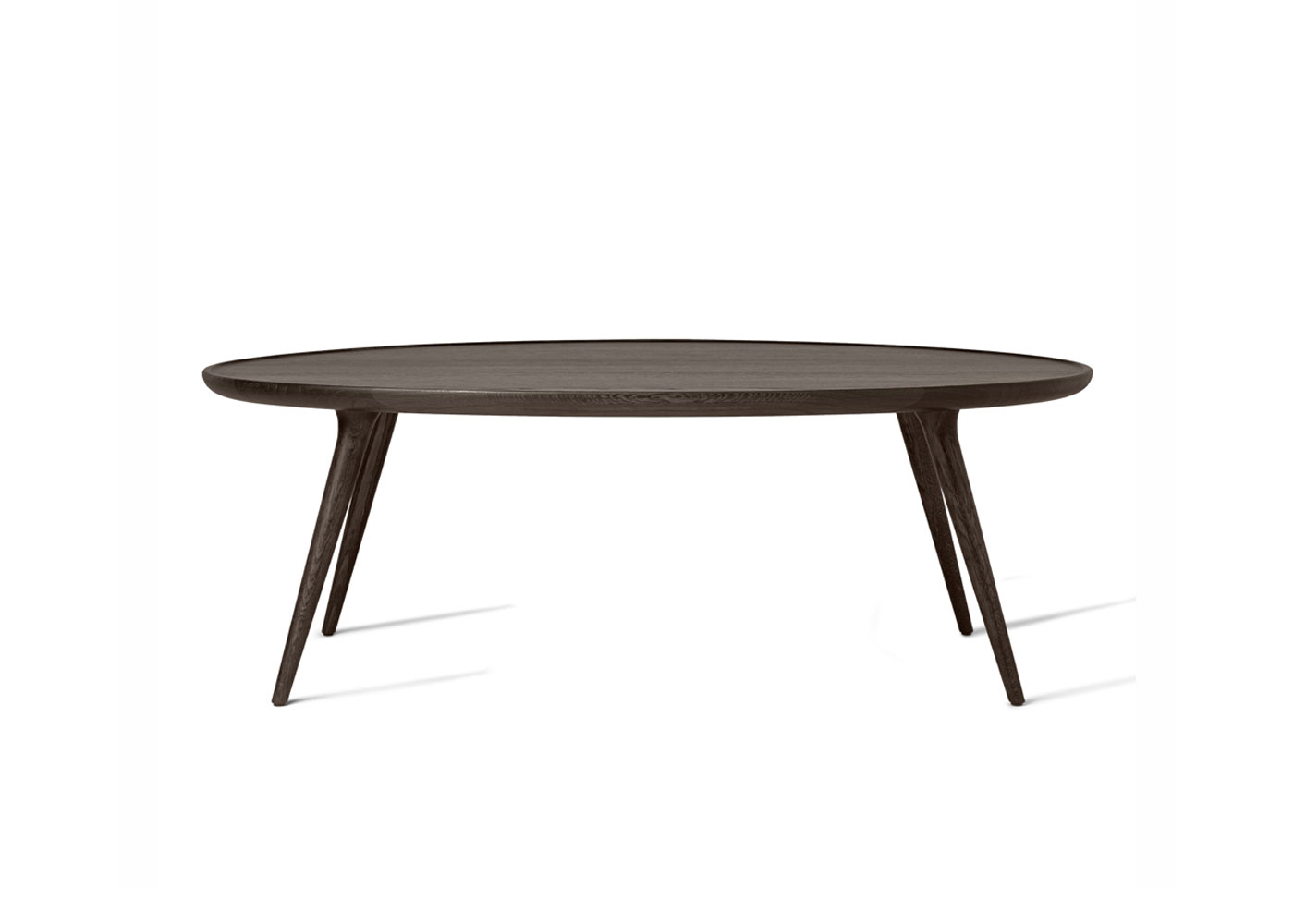 Mater Accent Oval Lounge Table Sirka Grey Stained Oak W80 x L120