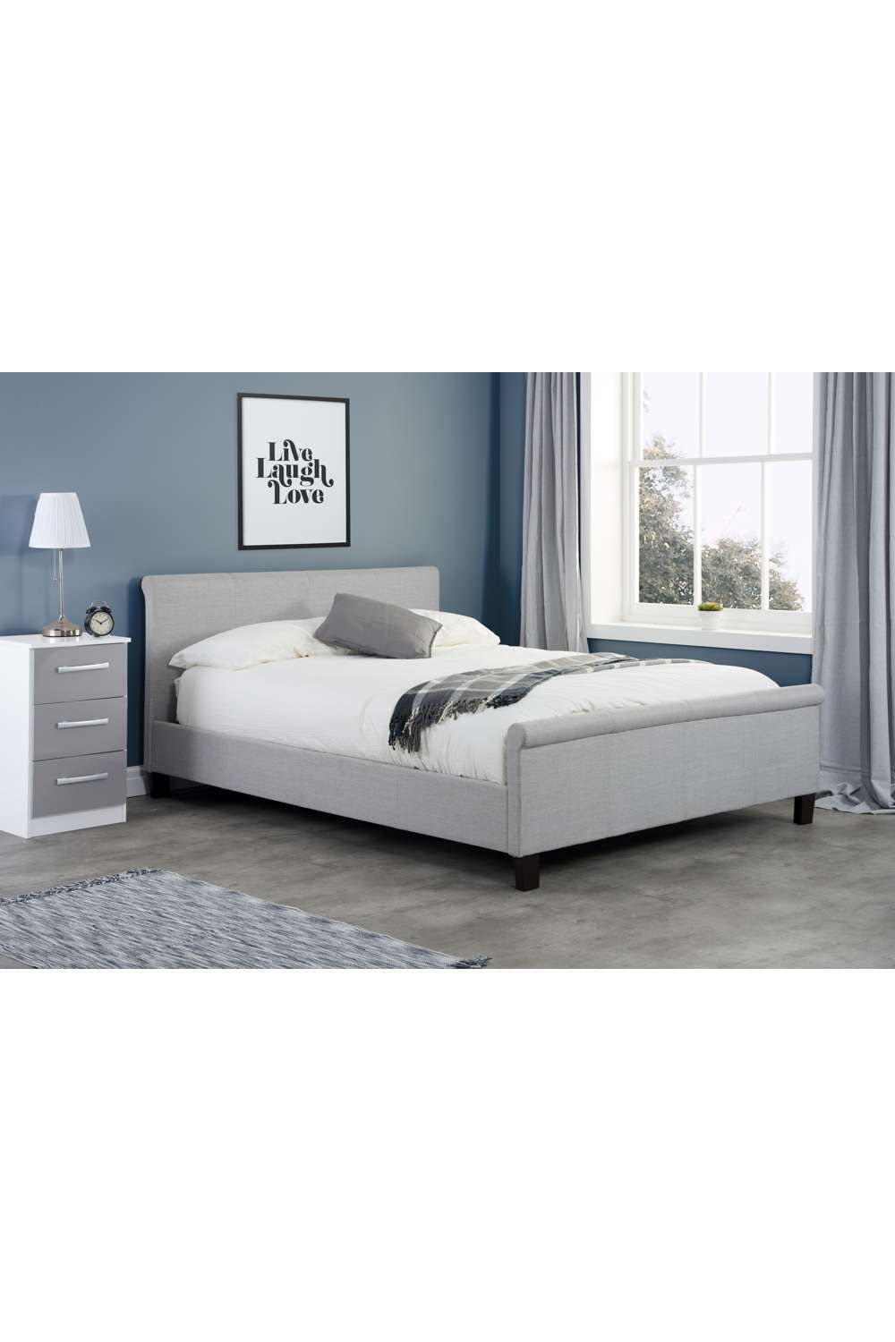 Birlea Stratus Bed in Grey